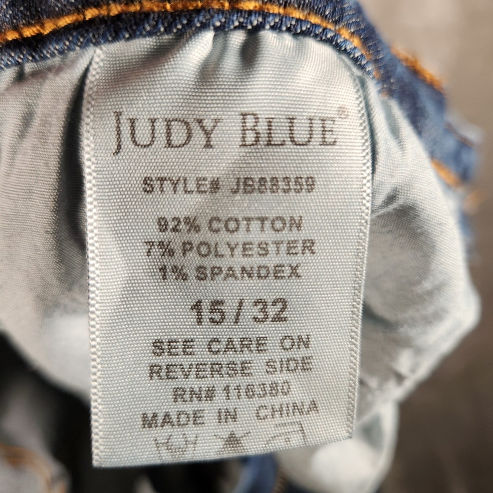 Judy Blue Slim Bootcut Jeans Women 15/32 Blue Excellent Stretch JB88359 - Picture 9 of 14